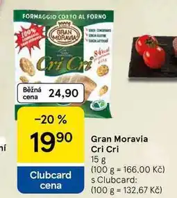 Tesco Gran Moravia Cri Cri, 15 g nabídka