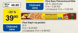 Tesco Fino Papír na pečení, 8 m nabídka