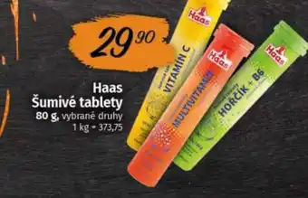 COOP TIP Haas Šumivé tablety nabídka