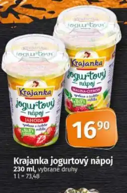 COOP TIP Krajanka jogurtový nápoj nabídka