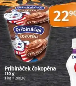 COOP TIP Pribináček čokopěna nabídka