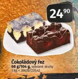 COOP TIP Čokoládový řez nabídka