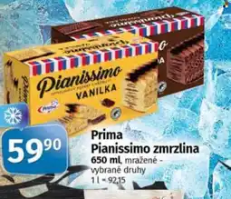 COOP TIP Prima Pianissimo zmrzlina nabídka