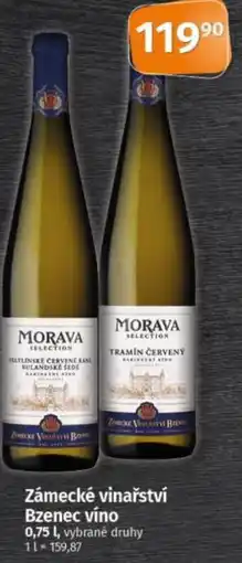 COOP TIP Zámecké vinařství Bzenec víno nabídka