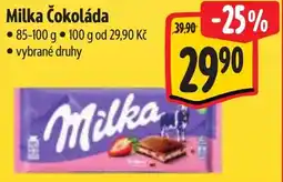 Albert Milka Čokoláda nabídka