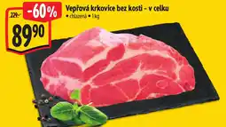 Albert Vepřová krkovice bez kosti - v celku nabídka