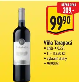 Albert Viña Tarapacá nabídka