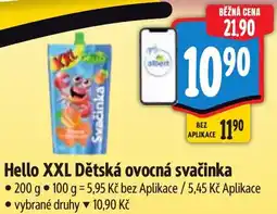 Albert Hello XXL Dětská ovocná svačinka nabídka
