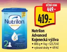 Albert Nutrilon Advanced Kojenecká výživa nabídka