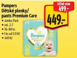 Albert Pampers Dětské plenky/ pants Premium Care nabídka