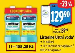 Albert Listerine Ústní voda nabídka