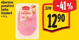 Albert Albertovo uzenářství Šunka Standard nabídka