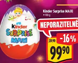 Albert Kinder Surprise MAXI nabídka