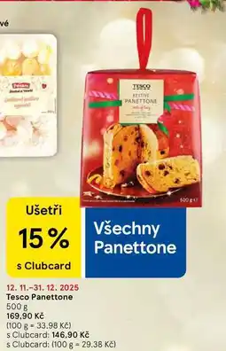 Tesco Tesco Panettone, 500 g nabídka