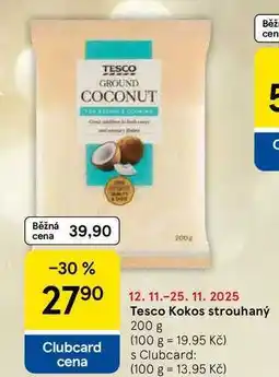Tesco Tesco Kokos strouhaný, 200 g nabídka