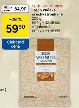 Tesco Tesco Vlašské ořechy strouhané, 200 g nabídka