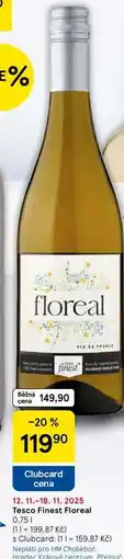 Tesco Tesco Finest Floreal, 0.75 l nabídka