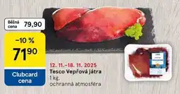 Tesco Tesco Vepřová játra, 1 kg nabídka