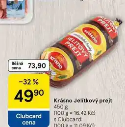 Tesco Krásno Jelitkový prejt, 450 g nabídka