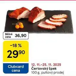 Tesco Čertovský špek, 100 g nabídka