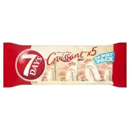 Tesco 7 Days Croissant s kakaovou náplní 5 x 37g nabídka