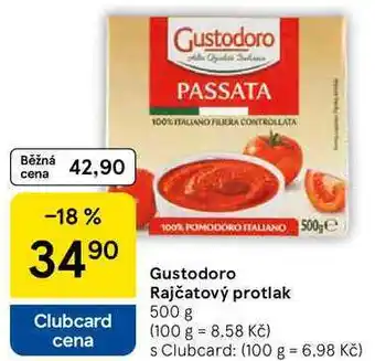 Tesco Gustodoro Rajčatový protlak, 500 g nabídka