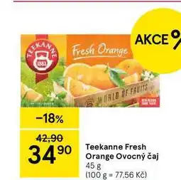 Tesco Teekanne Fresh Orange Ovocný čaj Teekanne, 45 g nabídka