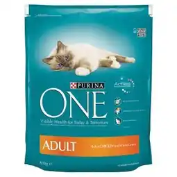 Tesco Purina ONE Adult s kuřecím a celozrnnými obilovinami 800g nabídka
