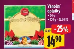 Albert Vánoční oplatky nabídka