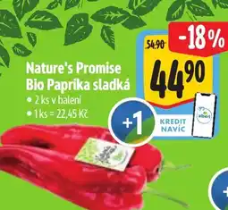 Albert Nature's Promise Bio Paprika sladká nabídka