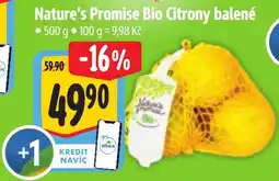 Albert Nature's Promise Bio Citrony balené nabídka