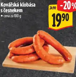 Albert Kovářská klobása s česnekem nabídka