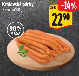 Albert Královské párky nabídka