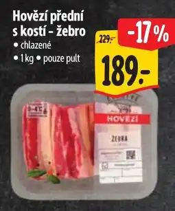 Albert Hovězí přední s kostí - žebro nabídka