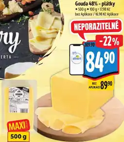 Albert Gouda 48% - plátky nabídka