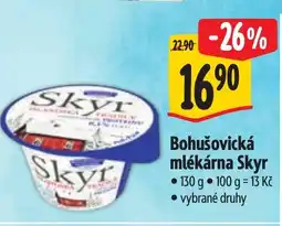 Albert Bohušovická mlékárna Skyr nabídka