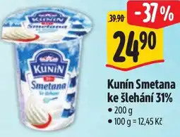 Albert Kunín Smetana ke šlehání 31% nabídka