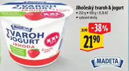 Albert MADETA Jihočeský tvaroh & jogurt nabídka