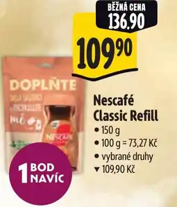 Albert Nescafé Classic Refill nabídka
