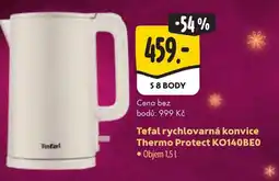 Albert Tefal rychlovarná konvice Thermo Protect KO140BEO nabídka