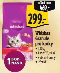 Albert Whiskas Granule pro kočky nabídka