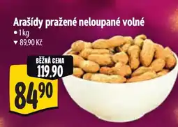 Albert Arašídy pražené neloupané volné nabídka