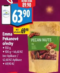 Albert Emma Pekanové ořechy nabídka