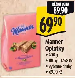 Albert Manner Oplatky nabídka