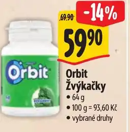 Albert Orbit Žvýkačky nabídka