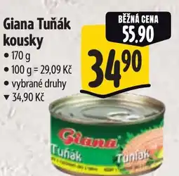 Albert Giana Tuňák kousky nabídka
