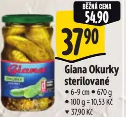 Albert Giana Okurky sterilované nabídka
