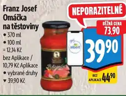 Albert Franz Josef Omáčka na těstoviny nabídka