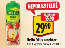 Albert Hello Džus a nektar nabídka