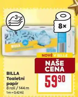 Billa BILLA Toaletní papír 8 rolí nabídka